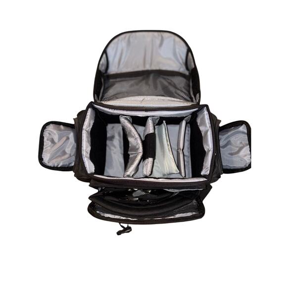 Canon 200DG Digital Camera Gadget Bag Black Shoulder Strap Padded - Picture 3 of 10